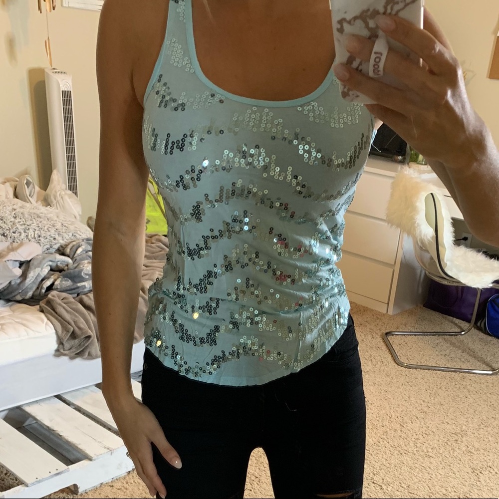 Sequin Tank